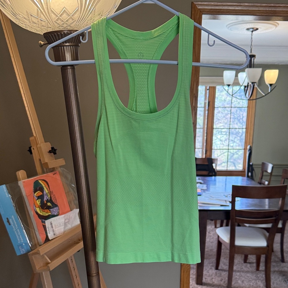 lululemon athletica Bright Green Swiftly Tech Racerback Tank